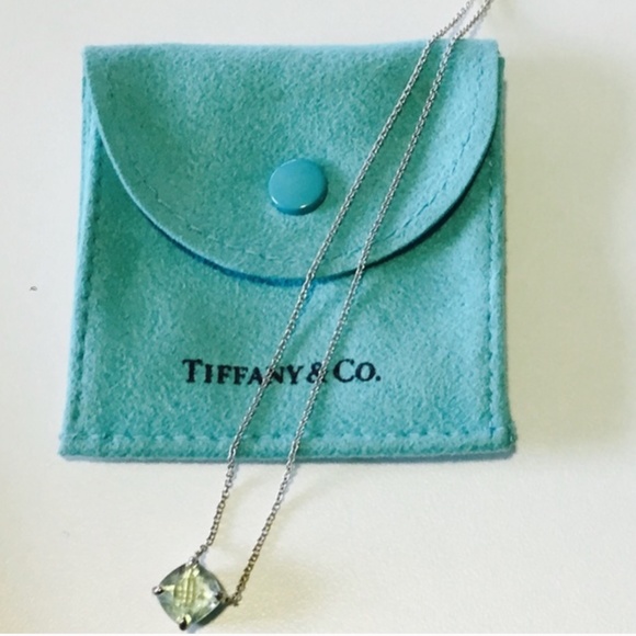 Tiffany & Co. Jewelry - Tiffany & Co Sparklers Green Quartz Pendant